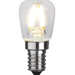 LED-lampa Star Trading Filament E14 ST26 Klar 1,3W 2-pack