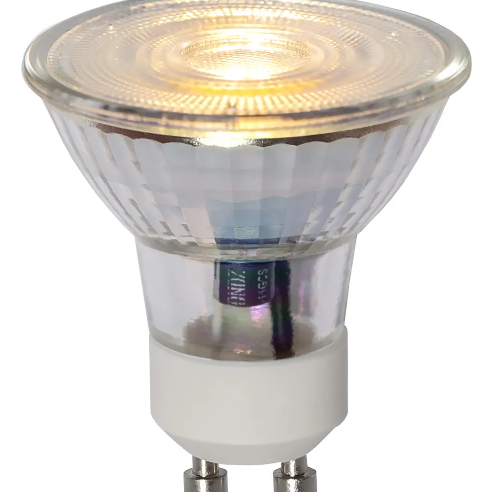 LED-lampa Star Trading GU10 MR16 Spotlight Glas 3-step