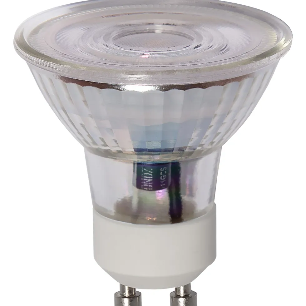 LED-lampa Star Trading GU10 MR16 Spotlight Glas 3-step