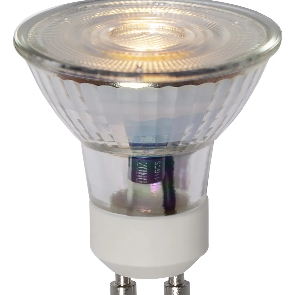 LED-lampa Star Trading GU10 MR16 Spotlight Glas 3-step