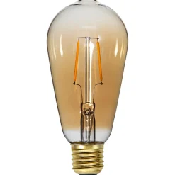 LED-lampa Star Trading Reservlampa E27 ST64 80lm Amber