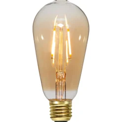 LED-lampa Star Trading Reservlampa E27 ST64 80lm Amber