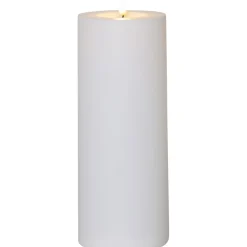 LED-Ljus Star Trading Flamme Rak Vit