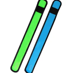 LED-reflexband LogiLink Slap-wrap 2-pack Blå + Grön