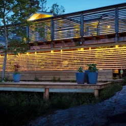 LED-slinga Gelia Utomhus 8M IP54 med Strömkabel 1,5 m + ClIPs Husarö