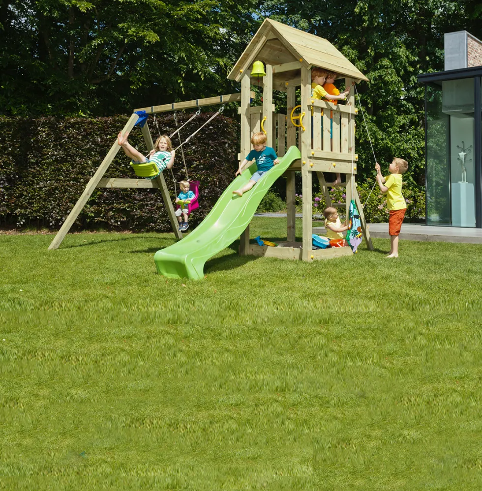 Lekställning Hörby Bruk Kiosk Lektorn med Rutschkana & Gunga