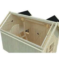 Lekstuga Palmako Marie 5,5 m² Trästuga med Loft