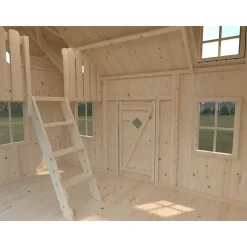 Lekstuga Palmako Marie 5,5 m² Trästuga med Loft