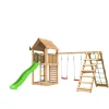 Lektorn Jungle Gym Cabin 2.1 Klättermodul Grön Rutschkana