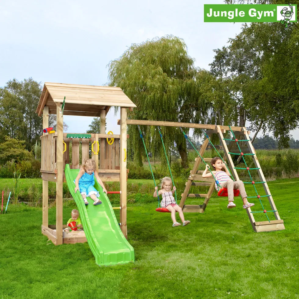 Lektorn Jungle Gym Casa Komplett Inkl Climb Modul X'tra