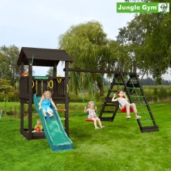 Lektorn Jungle Gym Casa Komplett Inkl Climb Module Xtra och Rutschkana