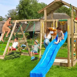 Lektorn Jungle Gym Chalet 2.1 Climb Modul Blå Rutschkana