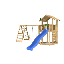 Lektorn Jungle Gym Chalet 2.1 Climb Modul Blå Rutschkana