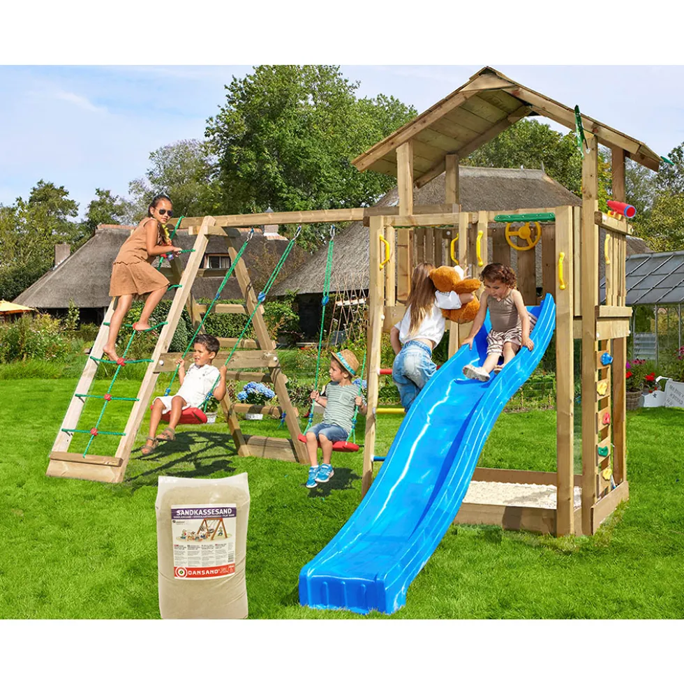 Lektorn Jungle Gym Chalet 2.1 Climb Modul Rutschkana & Sand