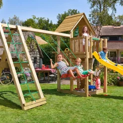 Lektorn Jungle Gym Cubby Komplett Inkl Climb Modul X'tra och Rutschkana