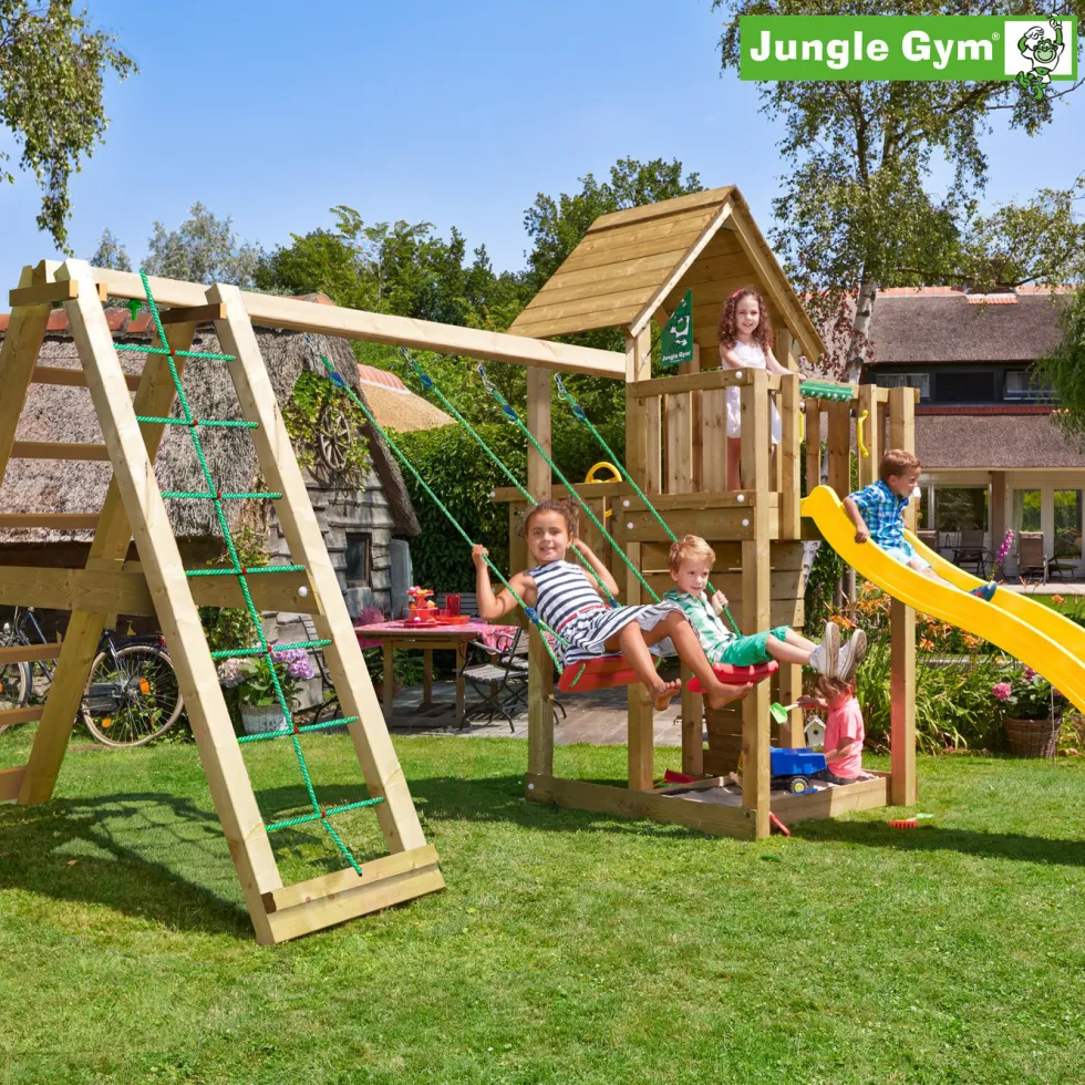 Lektorn Jungle Gym Cubby Komplett Inkl Climb Modul X'tra och Rutschkana