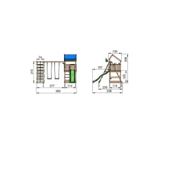 Lektorn Jungle Gym Home Komplett Inkl Climb Modul X'tra