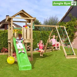 Lektorn Jungle Gym Home Komplett Inkl Climb Modul X'tra Trä