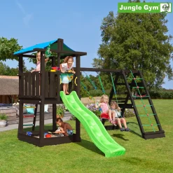 Lektorn Jungle Gym Hut Komplett Inkl Climb Module Xtra och Rutschkana