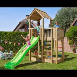 Lektorn Jungle Gym Mansion 2.1 Grön Rutschkana