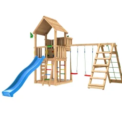 Lektorn Jungle Gym Palace 2.1 Climb Modul 220 Blå Rutschkana & Sand