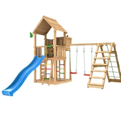 Lektorn Jungle Gym Palace 2.1 Climb Modul 220 Blå Rutschkana & Sand
