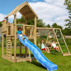 Lektorn Jungle Gym Palace 2.1 Climb Modul 220 Blå Rutschkana & Sand