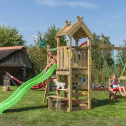 Lektorn Jungle Gym Teepee Klättermodul & Rutschkana
