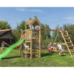 Lektorn Jungle Gym Teepee Klättermodul & Rutschkana