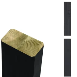 Limträstolpe PLUSSvart RAL 9005