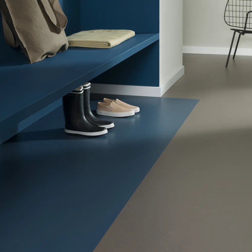 Linoleumgolv Forbo Marmoleum Click Delta Lace 30x30cm med Klicksystem