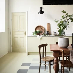 Linoleumgolv Forbo Marmoleum Click Orbit Grå 30x30cm med Klicksystem