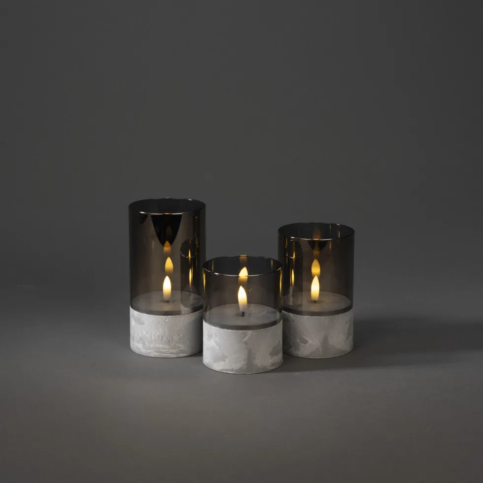 Ljuslykta Gnosjö Konstsmide Set 1819 LED
