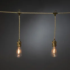 Ljusslinga Gnosjö Konstsmide 8L LED Utbytbar Guld