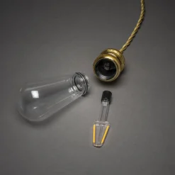 Ljusslinga Gnosjö Konstsmide 8L LED Utbytbar Guld