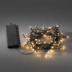 Ljusslinga Gnosjö Konstsmide Amber LED Svart kabel