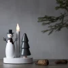 Ljusstake Star Trading Christmas Joy Snögubbe