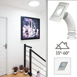 Ljustunnel Velux TLF för Slätt Tak Flexrör