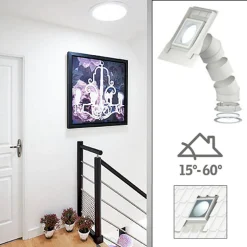 Ljustunnel Velux TWR för Profilerat Tak Fast Rör