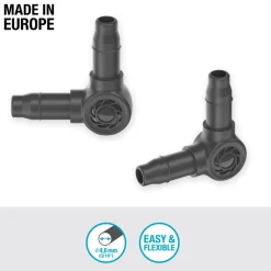 L-koppling Gardena Micro-Drip 4,6 mm