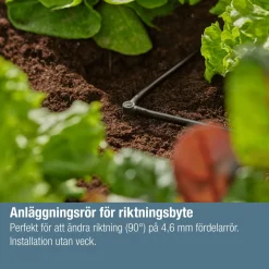 L-koppling Gardena Micro-Drip 4,6 mm