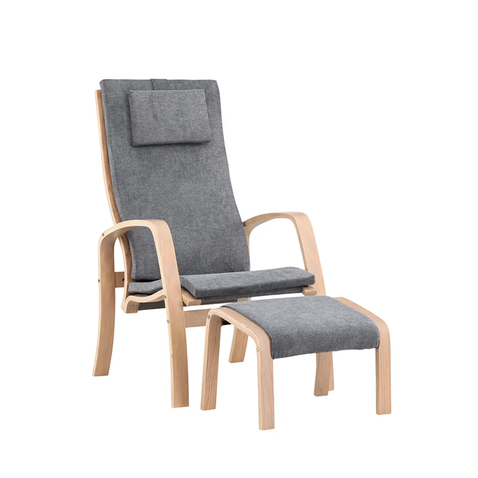 Loungefåtölj Venture Home Grötö med Fotpall