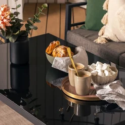 Loungegrupp Comfort Garden Ariany Utemöbler i Svart Aluminium