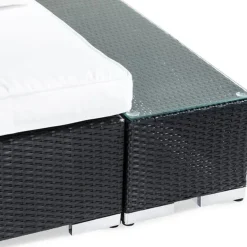 Loungegrupp Comfort Garden Bahamas 3-sits med Avslut och Utebord Utomhus