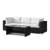 Loungegrupp Comfort Garden Bahamas utesoffa 3-sits med bord och hylla