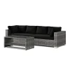 Loungegrupp Comfort Garden Bahamas utesoffa 4-sits med bord och hylla