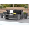 Loungegrupp Comfort Garden Bahamas Soffa 2-sits med Utebord m Hylla Utomhus
