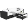 Loungegrupp Comfort Garden Bahamas 3-sits med Utebord 75x75 Utomhus