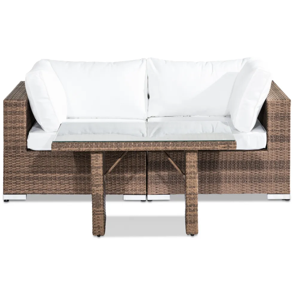 Loungegrupp Comfort Garden Bahamas 2-sits med Högt Bord Utomhus
