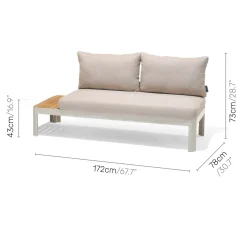 Loungegrupp LifestyleGarden Portals Loveseat